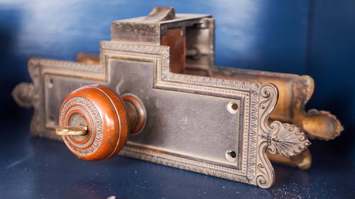 Antique Door Handle and Lock